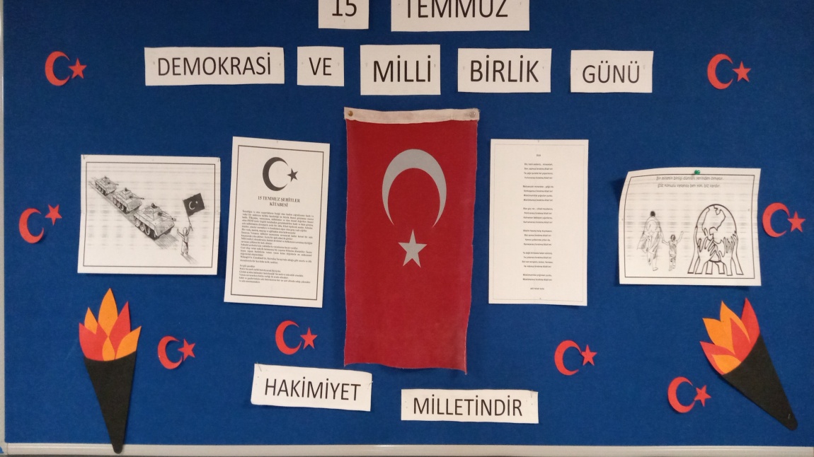 15 TEMMUZ DEMOKRASİ VE MİLLİ BİRLİK GÜNÜ PANOSU